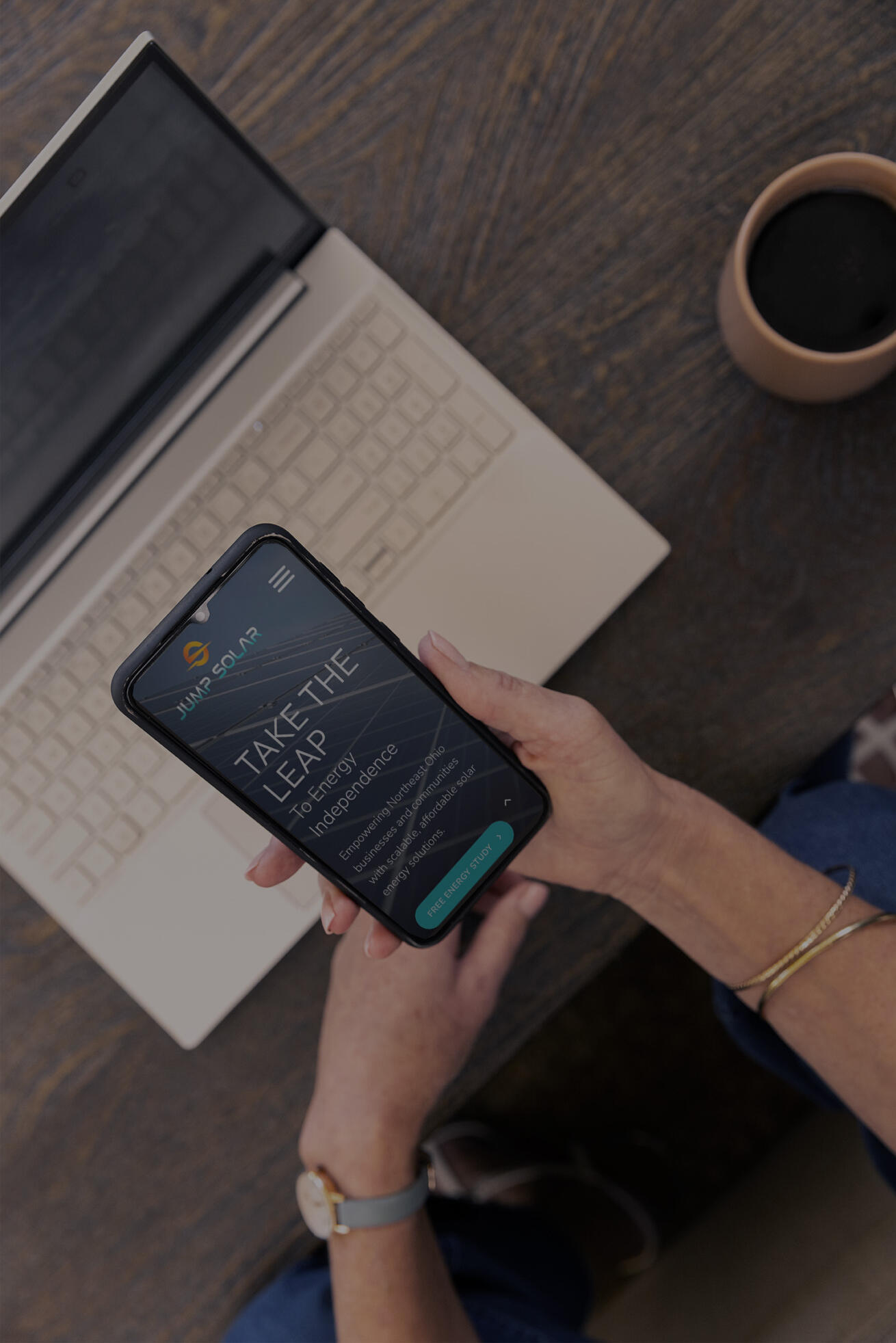 Mobile-friendly solar website